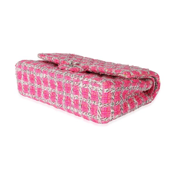 Chanel Pink Tweed Medium Classic Double Flap - Picture 5 of 8